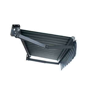 Painted aluminum alloy retractable canopy