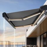 Full box aluminum alloy heavy-duty retractable canopy