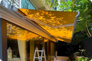 Full box aluminum alloy heavy-duty retractable canopy